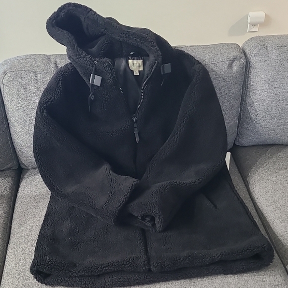 A.N.A. Black Faux Fur Coat - Picture 8 of 8